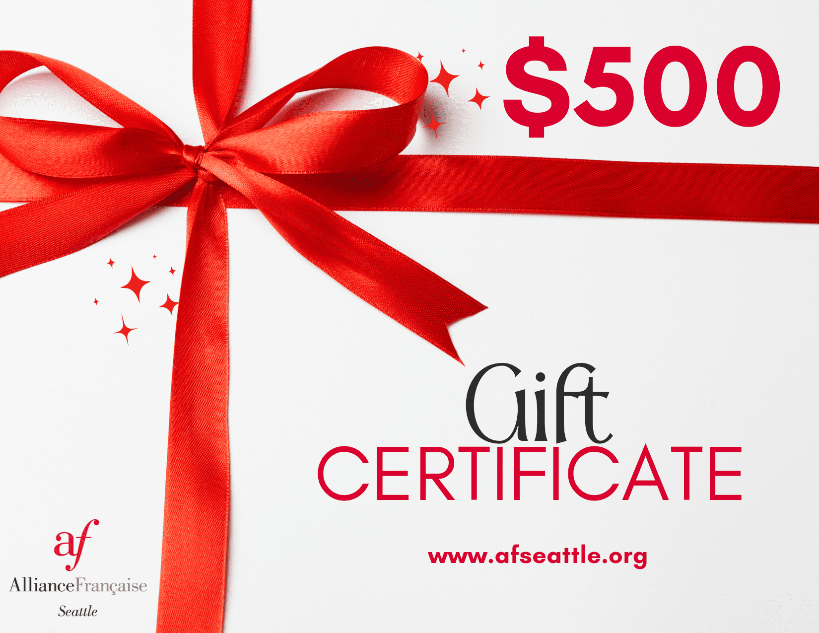 Gift Certificate $500